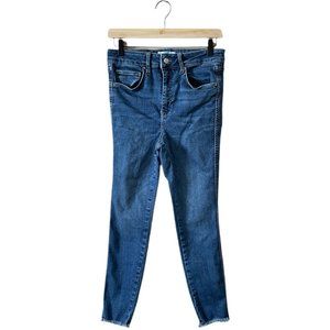 FREE PEOPLE We the Free Women's High Rise Skinny Jeans Size 30 Raw Hem